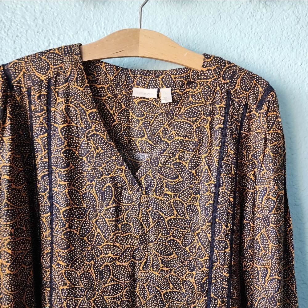 HINGE bohemian peaseant cottagecore blouse - Picture 4 of 12